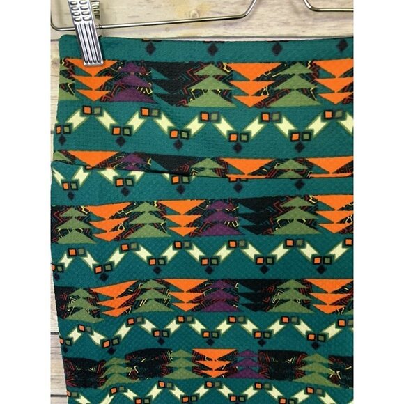 Lularoe Small Cassie Pencil Skirt Stretchy Green - Picture 7 of 10